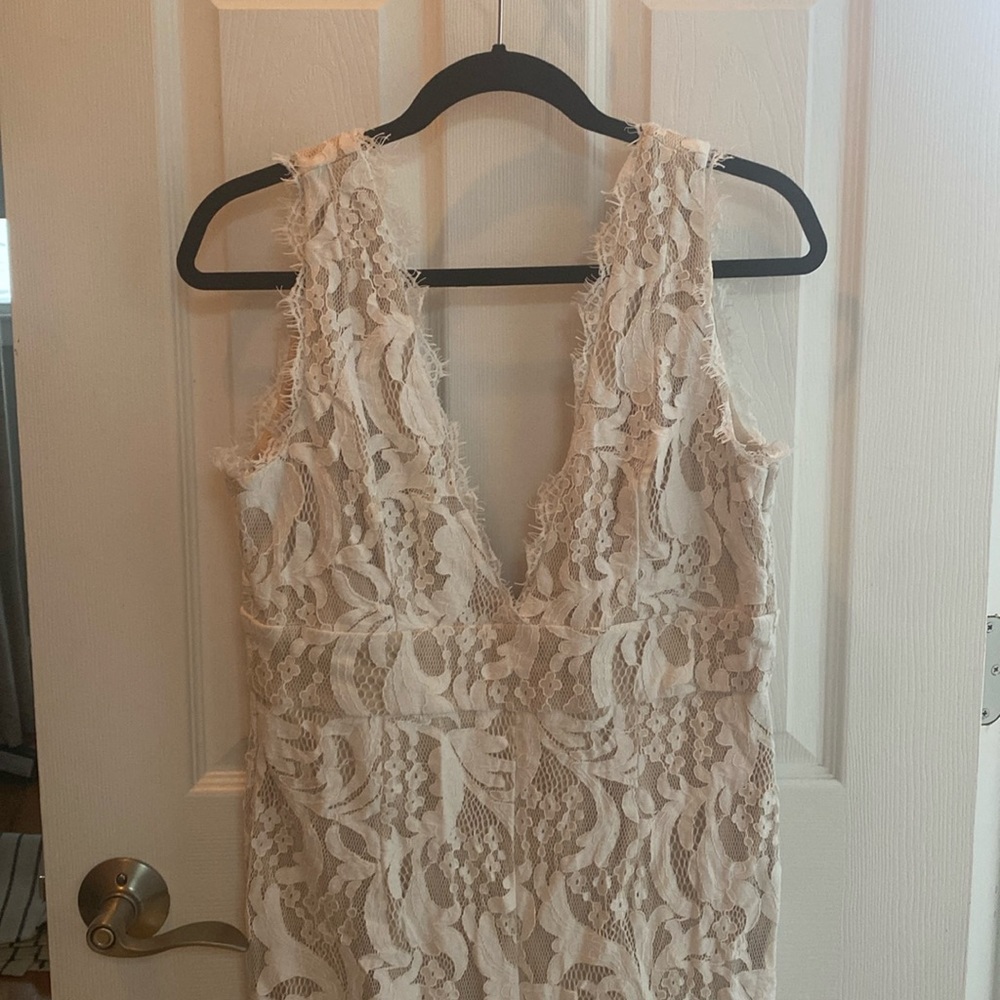 Lulus eyelet lace jumpsuit